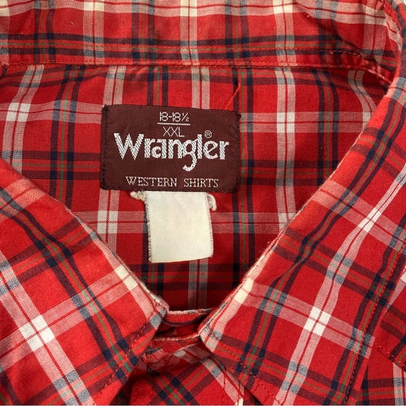 Wrangler Western Pearl Snap Shirt Short Sleeve Men's Sz 2XL - Picture 5 of 8